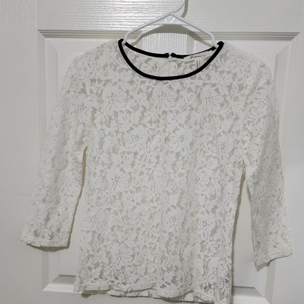 White Lace Blouse